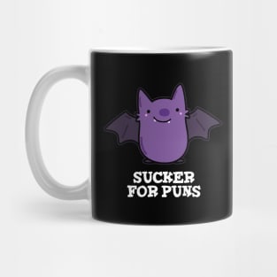 Sucker For Puns Cute Baby Bat Pun Mug